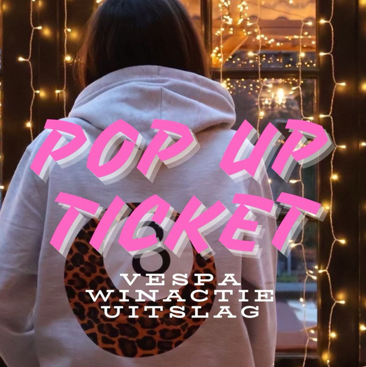 TICKET POP UP STORE VESPA WINACTIE 20 APRIL