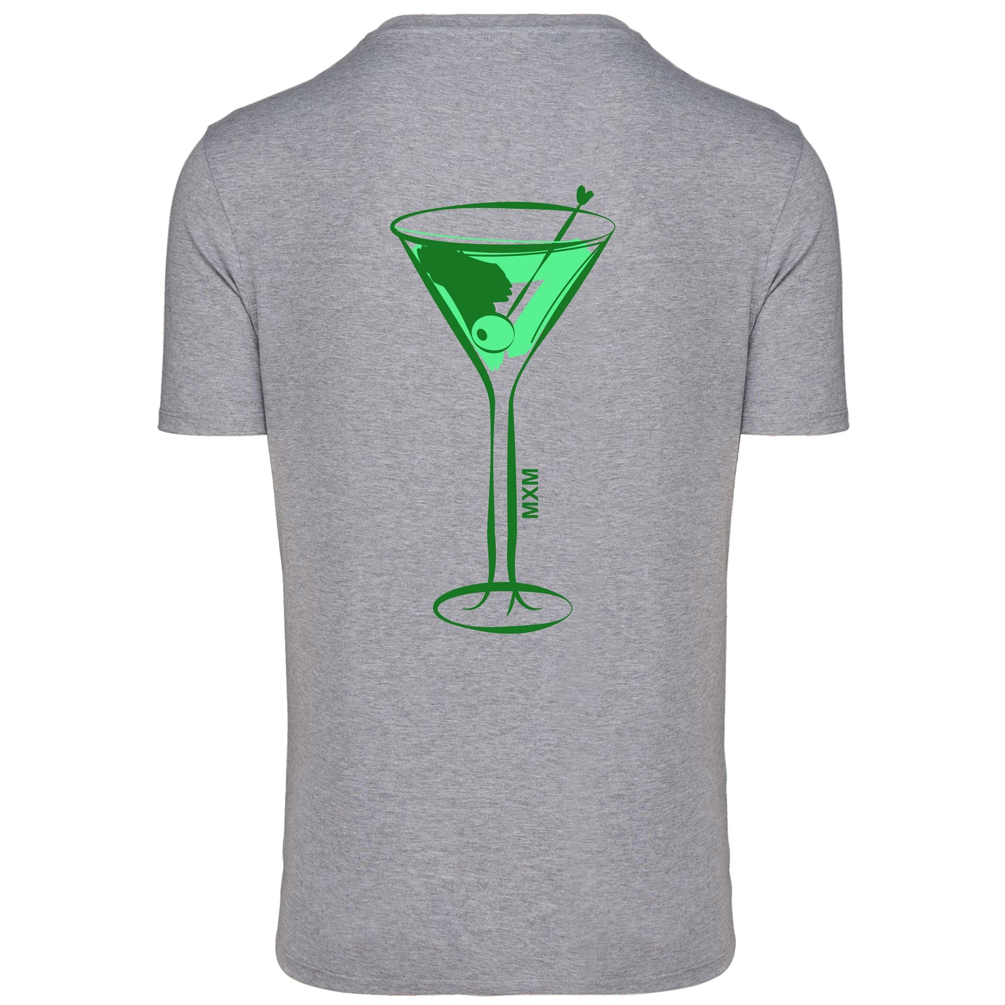 Green Martini Shirt Grijs