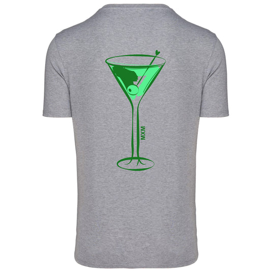 Green Martini Shirt Grijs