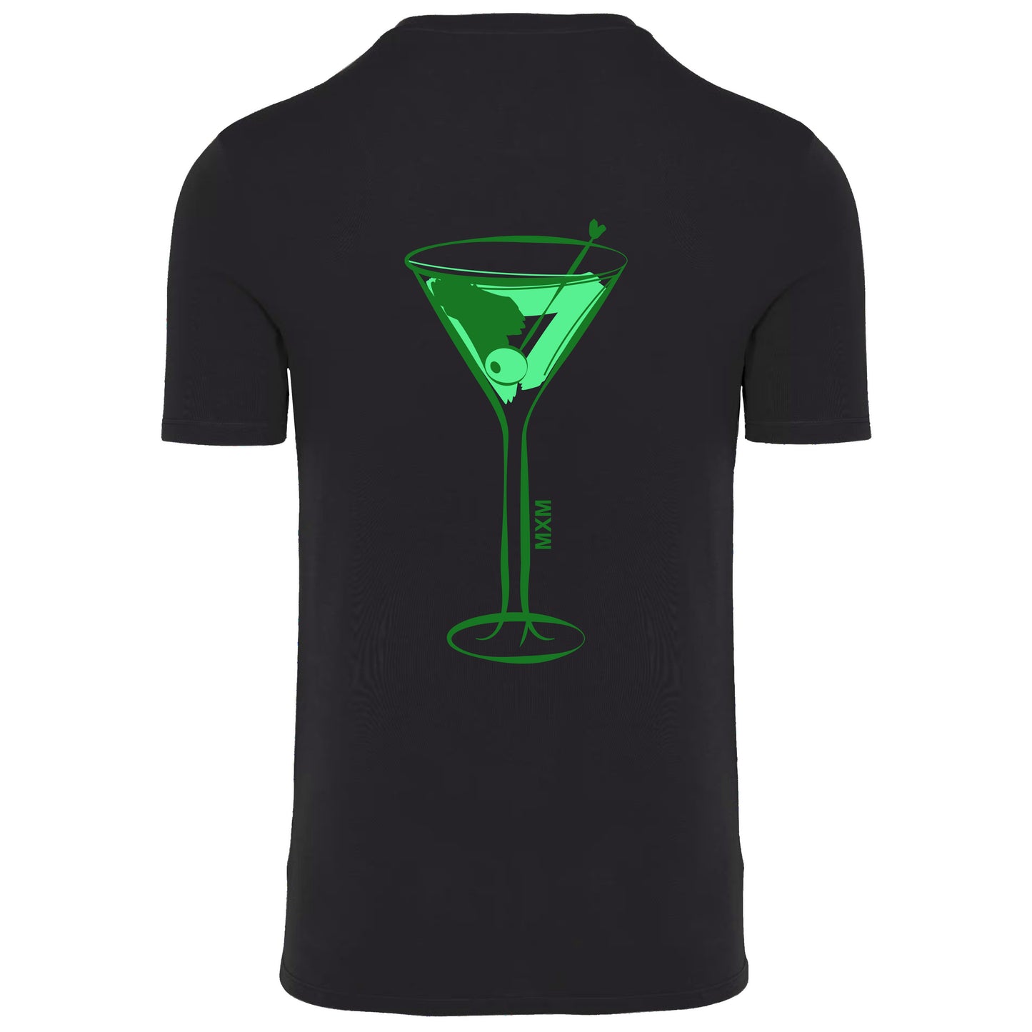Green Martini Shirt Zwart